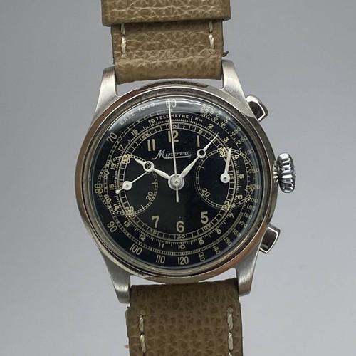 Vintage minerva chronograph - vintage,